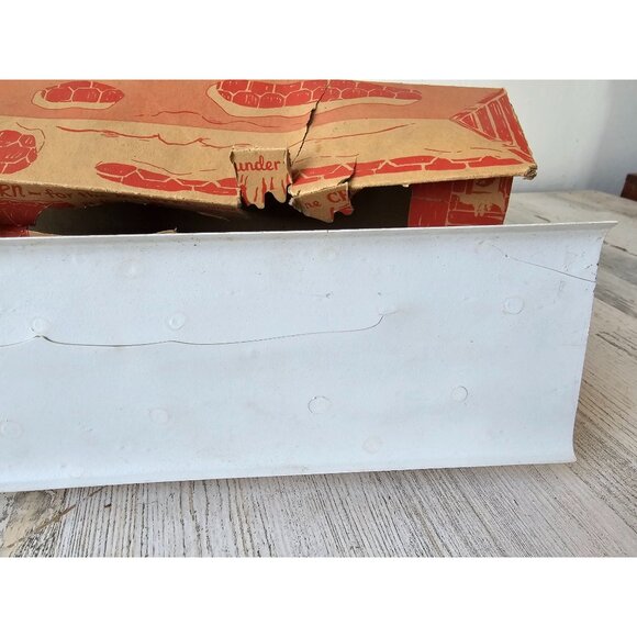 Vintage Irwin plastic reindeer sleigh Santa decor as is antique - Picture 9 of 10